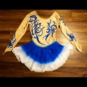 Figure skating ice skating competition dress